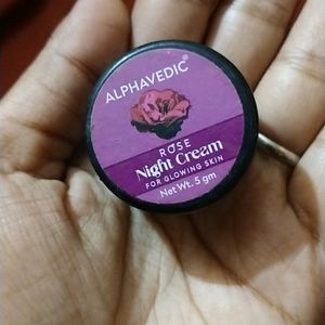 Alphavedic Rose Cream for Glowing Skin Night Crea