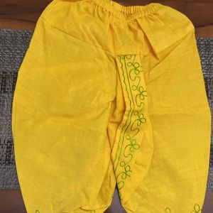 Dhoti With Embroidery For Kids