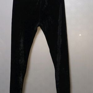 Black Velvet Pants