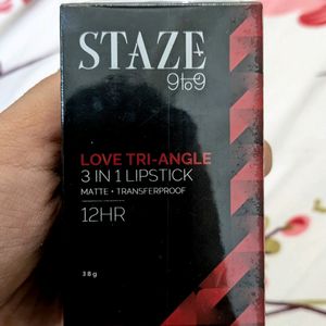 STAZE 9to9 3 In 1 Lipstick (Caramel Rose)