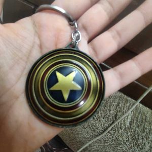 Captain America Keyring