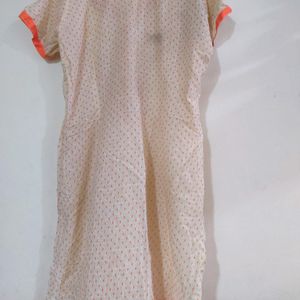 Fashionable Orange Kurti