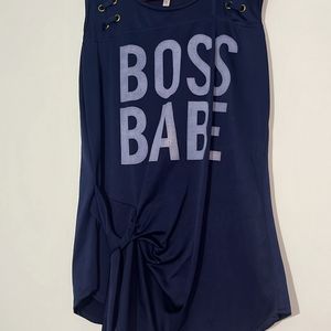 Sleeveless Boss babe top