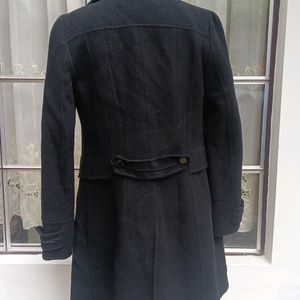 Black Imported Overcoat