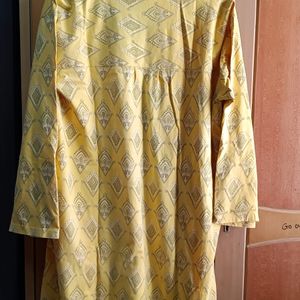 ♥️ 70. Yellow Short Kurti XXL♥️