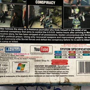 COLD WAR GAME - PC CD-ROM WIN 7 Compatible