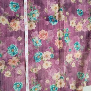 Elegant Purple Kurta Leggings With Dupatta