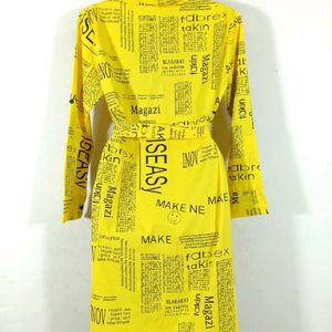 Sunflower Yellow Shirt Dress