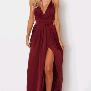 Shein Backless Maxi Dress