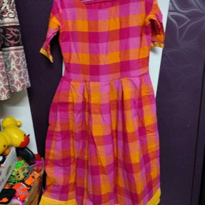 Ankle Lenth Frock Style Dress