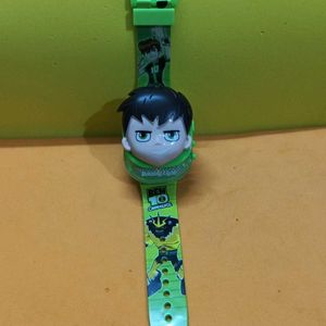 Ben 10 Theme Clip Watch With Music & Light