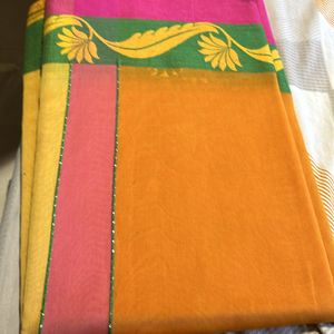 Exquisite Handloom Cotton Saree