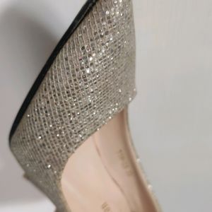 (Size- 35)Silver Stilletos