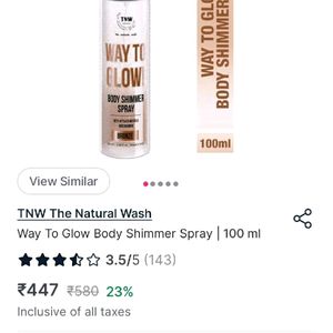 TNW Body Shimmer Spray