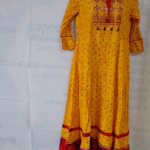 Malti Colour Anarkali Kurti