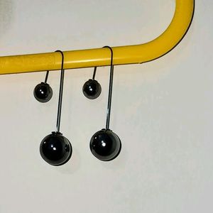 Double Sided Long Studded Earring - 50 Coins