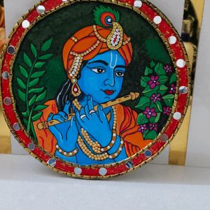 Handmade Krishna Painting