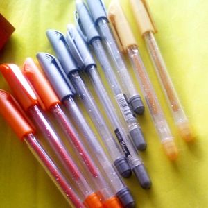 10 Glitter Gel Pen( 7 Colour )