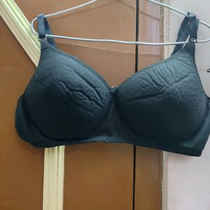 Black Padded Bra