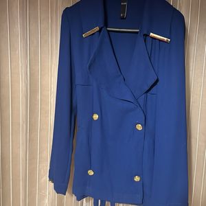 Kazo - Navy Blue Dressy Blazer