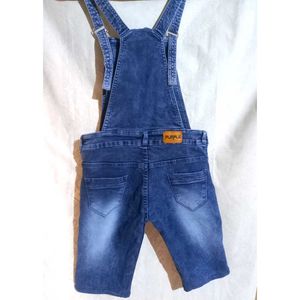 Blue Denim Dungaree For Women