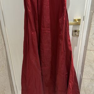 Maroon Ethnic Gown 32 Size