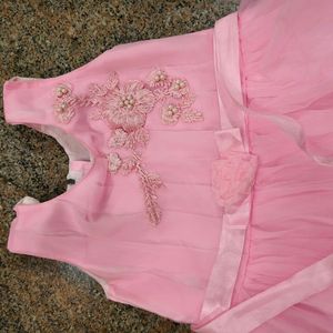 Pink Girl Baby Frock