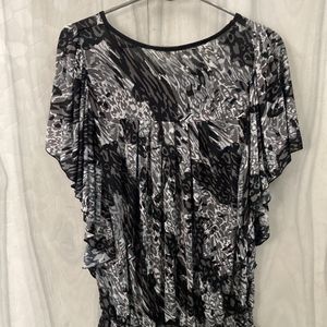 Black Elegant Party Top