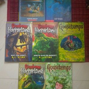 Goosebumps RL Stine 7 Books