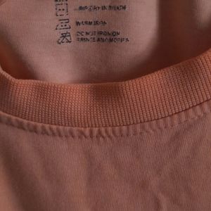 Peach Colour T-Shirt