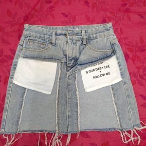 Korean Denim Skirt