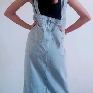 Denim Jumpsuit Skirt