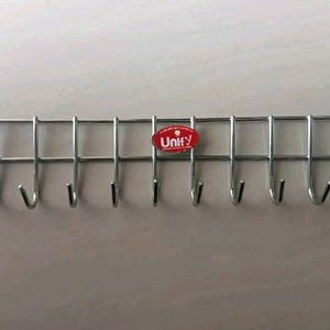 Unify Stainless Steel Hook Rail for Kitchen 12hook