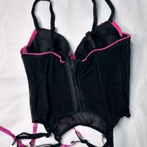 Black-pink Corset