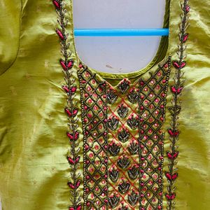 Chanderi Silk Cotton Suit