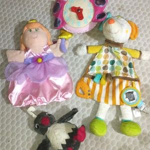 Branded Soft Toys Combo Of 4