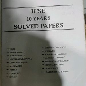 10 Years Solved Paper