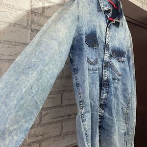 Parx Originals Blue Denim Design Shirt