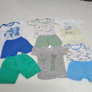 5 Combo Boys  Top + Bottom Suit Set