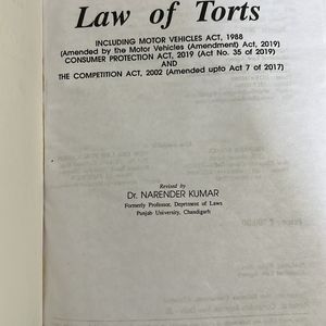 RK Bhangia Law Of Torts