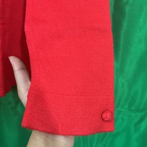 Red Color sweater