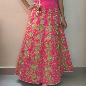 Hot Pink Ethnic Lehenga