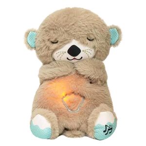 Breathing Soothe Snuggle Baby Otter Teddy