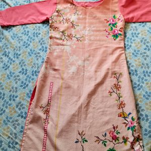 Peach Kurta