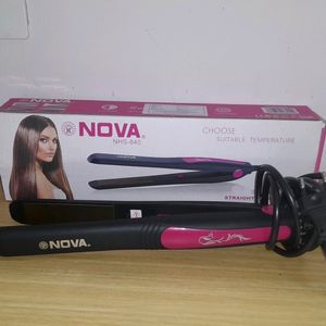 NOVA Pro Shine Hair Straightener(Pink)