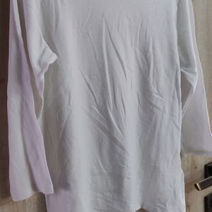 CUTE FITTED SLASH NECK T SHIRT