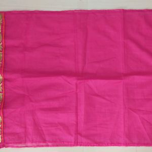 Gold Embroidery Pink Dupatta