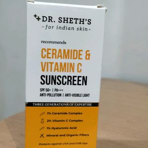 Dr. Sheth's Ceramide & Vitamin C Sunscreen