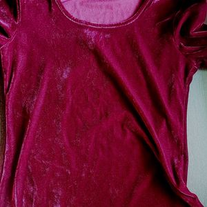 Shein Velvet Top