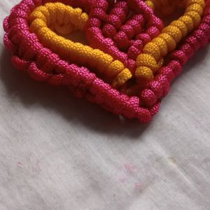 Macrame Heart Keychain